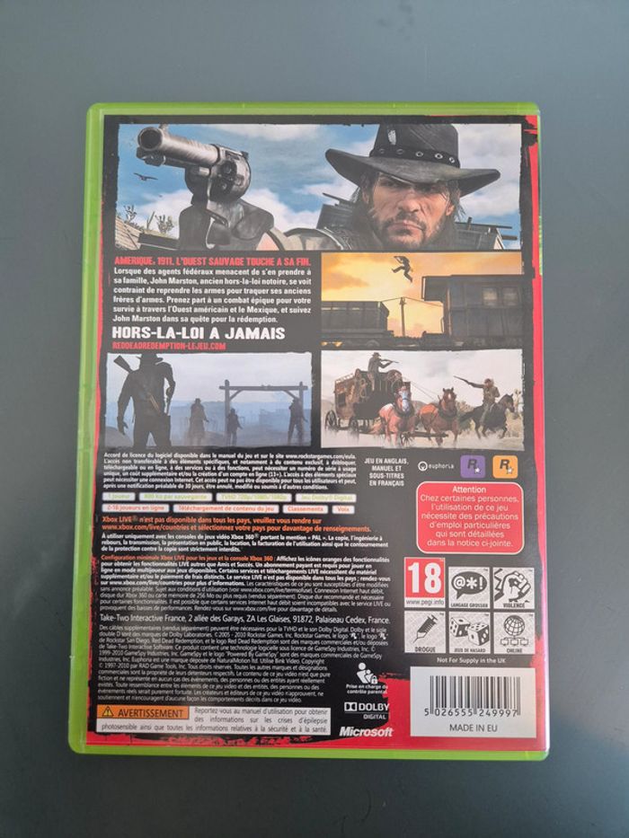 Red Dead Redemption XBOX 360 - photo numéro 2