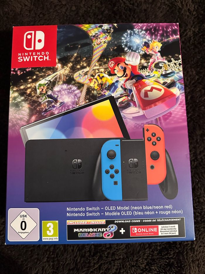 Nintendo Switch Oled Édition Mario Kart Décembre 2023 - photo numéro 3