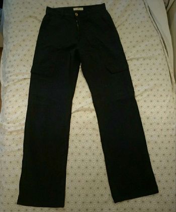 Jean cargo noir taille 38 stradivarius