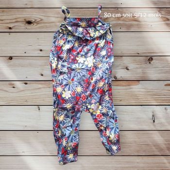 Jolie barboteuse fleurie