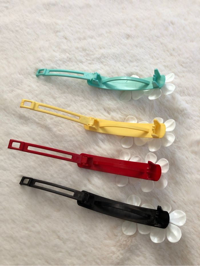 Lot 4  pinces cheveux vintage - photo numéro 3