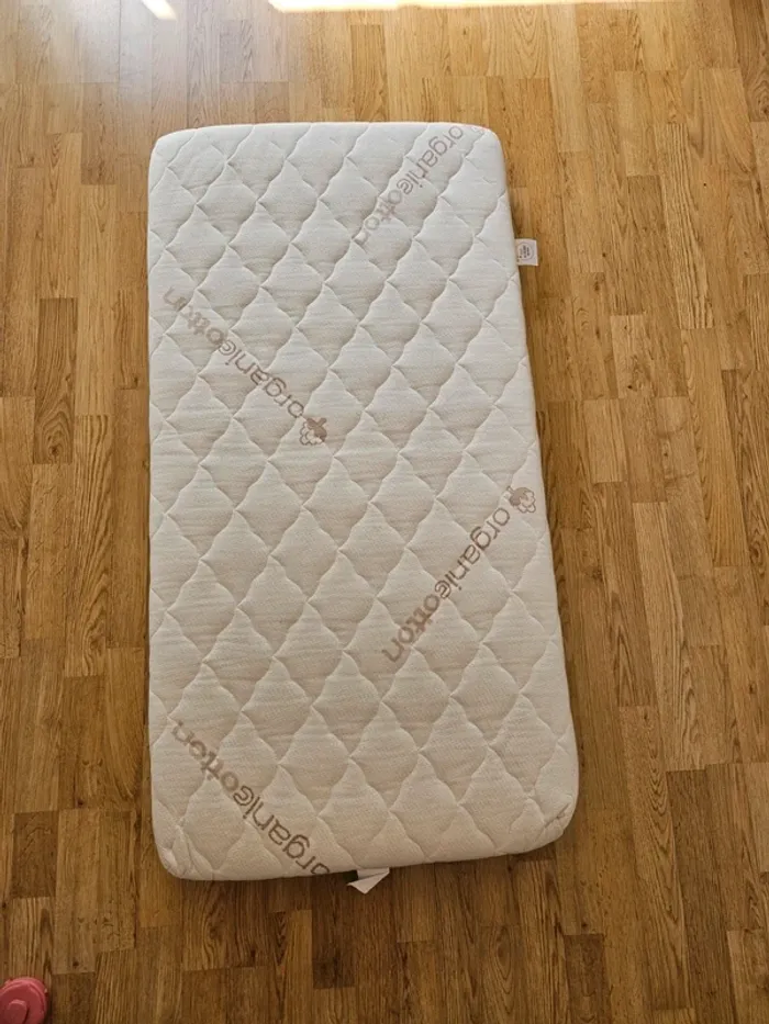 Matelas p'tit lit coton bio déhoussable 60x120 - photo numéro 2