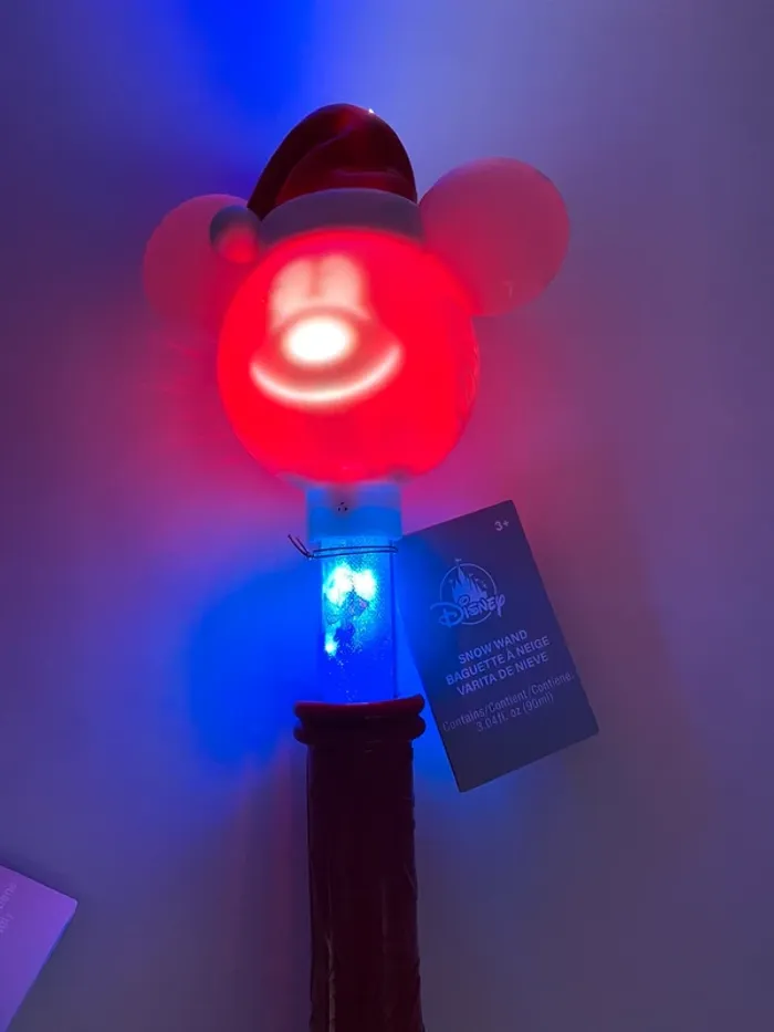 Baguette lumineuse festive Mickey Mouse Disney / machine à bulles - photo numéro 4