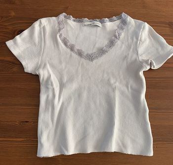 Haut pull&bear blanc taille S