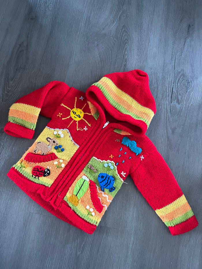 Gilet péruvien mixte