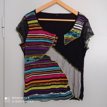 T-shirt multicolore t44