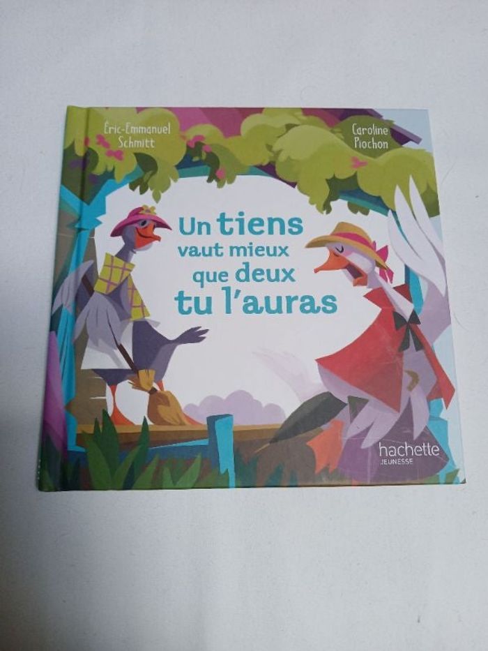 Livre Un tiens vaut mieux que deux tu l'auras