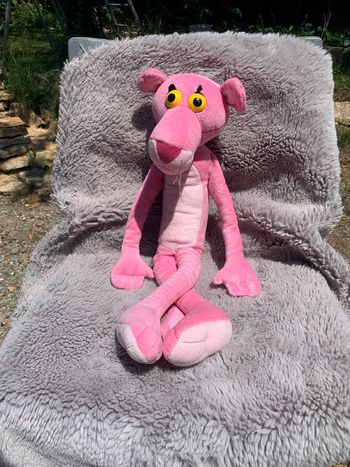 Peluche panthère rose vintage officiel collection