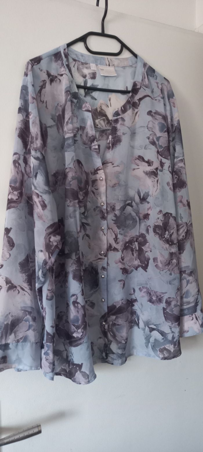 Chemisier fleurie en voilage - photo numéro 6