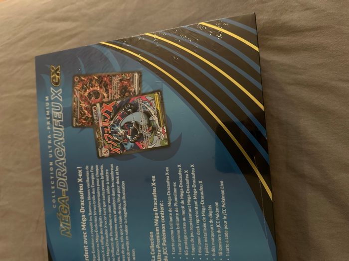 Coffret Pokemon Ultra Premium UPC ME02 Flammes Fantasmagoriques Méga Dracaufeu X ex - photo numéro 7