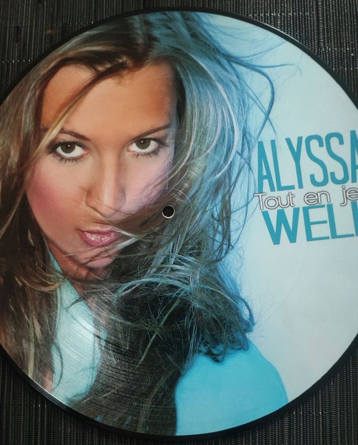 Disque vinyle picture - Alyssa Well - euro dance latino DJ