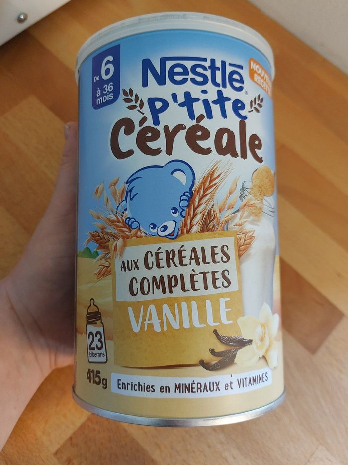 Nestlé P'tite céréale, Vanille, 415g