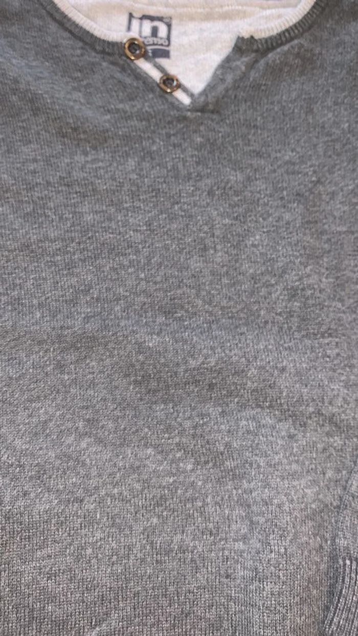 Pull gris6 ans In Extenso - photo numéro 2