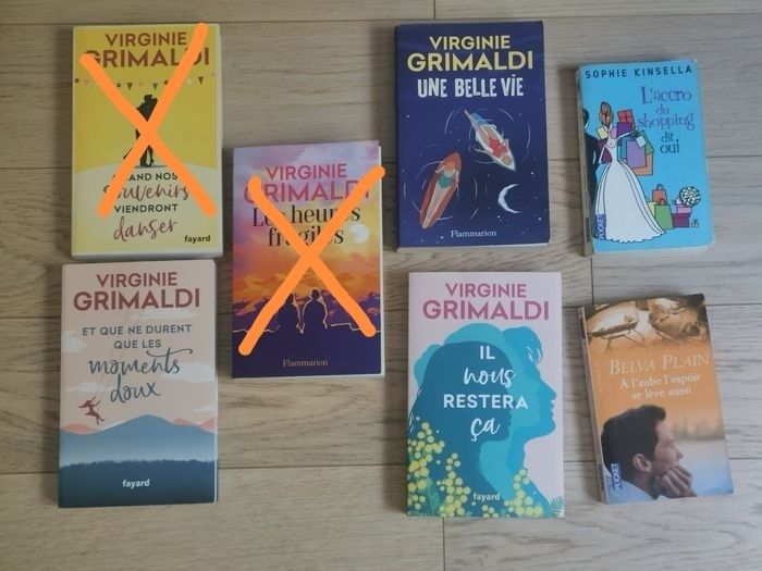 Lot 3 romans de Virginie Grimaldi