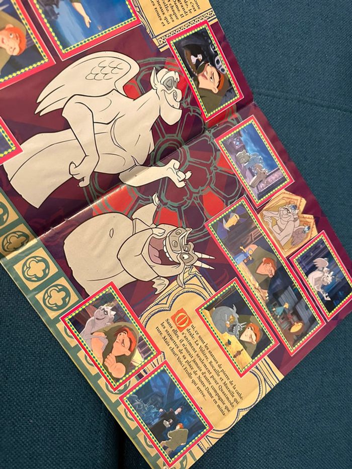 Album Panini complet Disney Le bossu de notre dame Quasimodo stickers autocollants - photo numéro 4