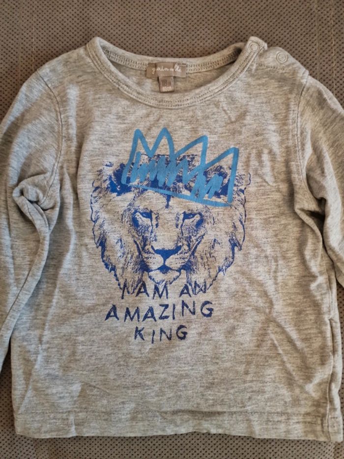 Tee-shirt manches longues garçon - photo numéro 2