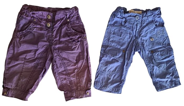Lot de 2 pantacourts fille 4 ans TBE