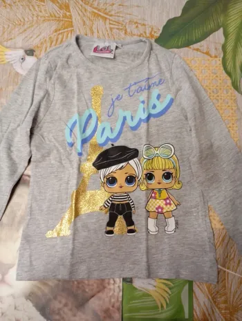 Tee shirt fille 4 ans(372)