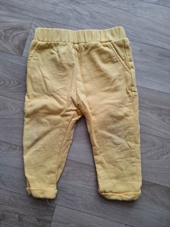 Jogging jaune bébé 12 mois