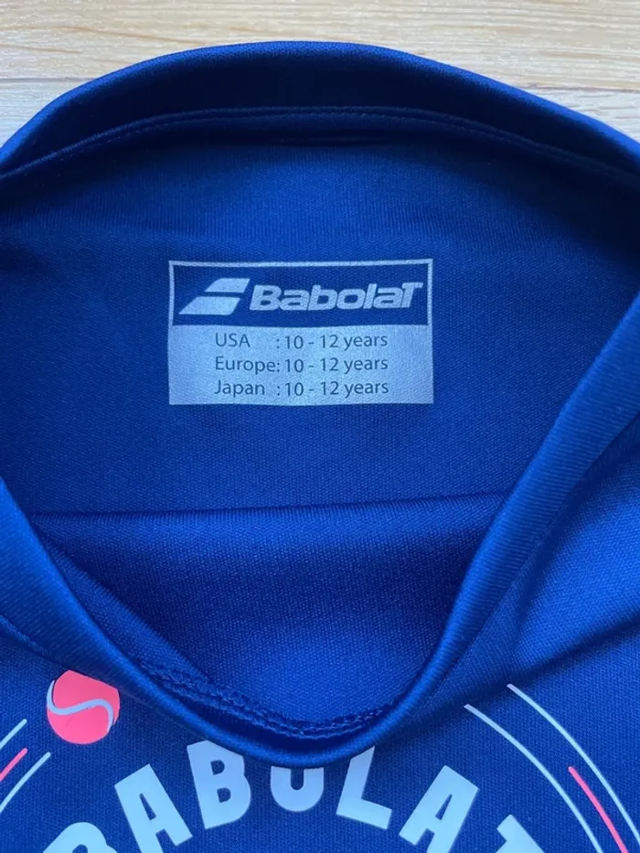 T shirt dry fit babolat 10/12 ans - photo numéro 2