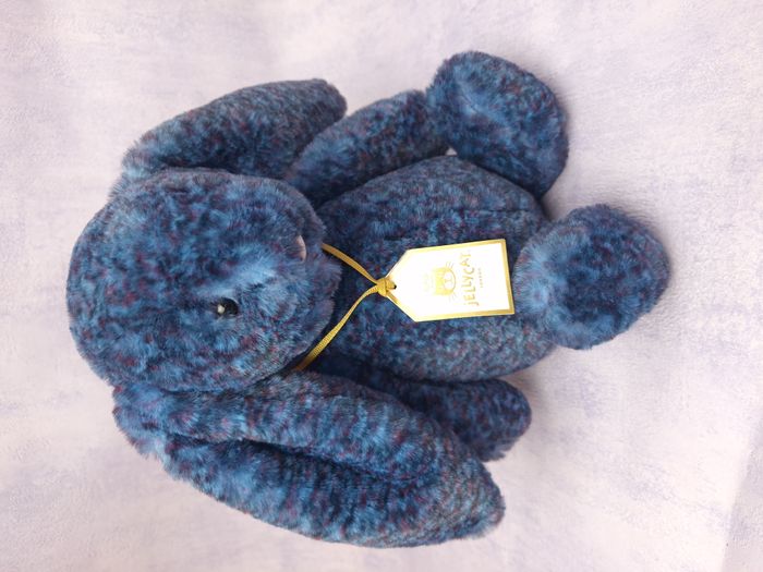 Peluche Jellycat lapin timide bashful Hopscone Luxe Bunny jellycat (Moyen) - photo numéro 8