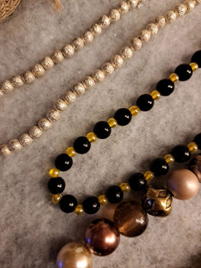 Lot de colliers multicolore artisanale - photo numéro 13