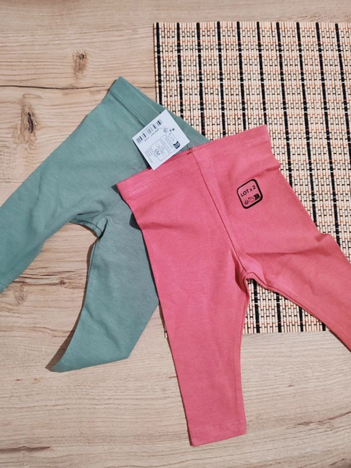 Lot leggings fille 6 mois la halle
