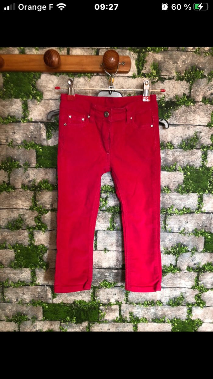 Pantalon velours 4 ans