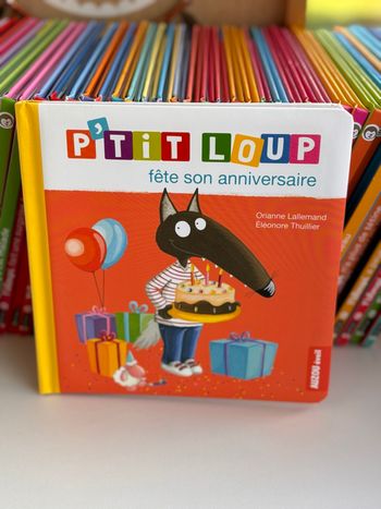 Livre p’tit loup fête son anniversaire 