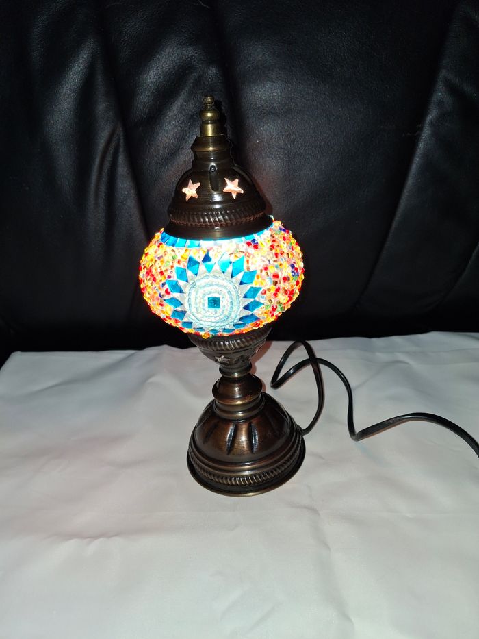 Lampe marocaine artisanale - photo numéro 2