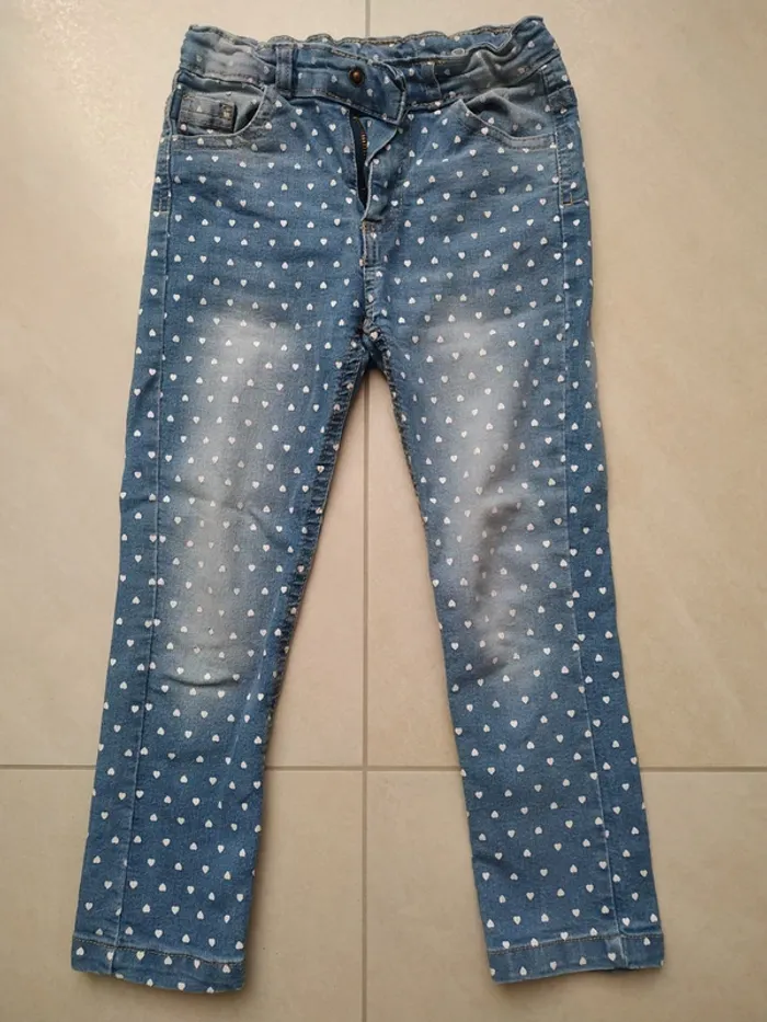 Jeans coeurs 5 ans
