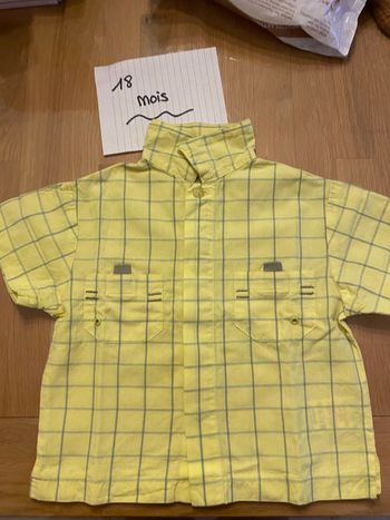 Chemise manches courtes ~ 18 mois