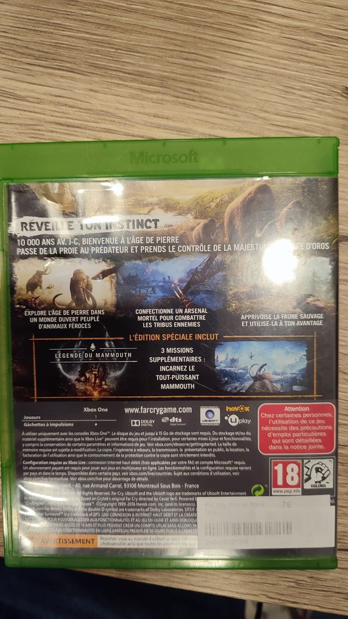 Far cry Primal Xbox one - photo numéro 3