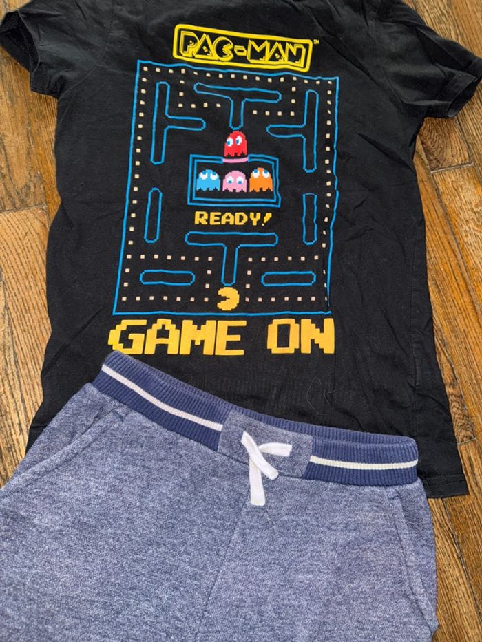 T-shirt Pac-Man et short Monoprix 12 ans - photo numéro 2