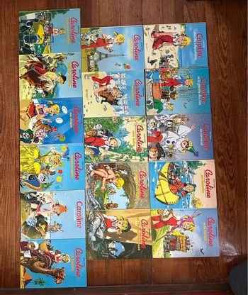 Lot de 16 livres Caroline Pierre Probst Hachette Jeunesse bd album vintage collection