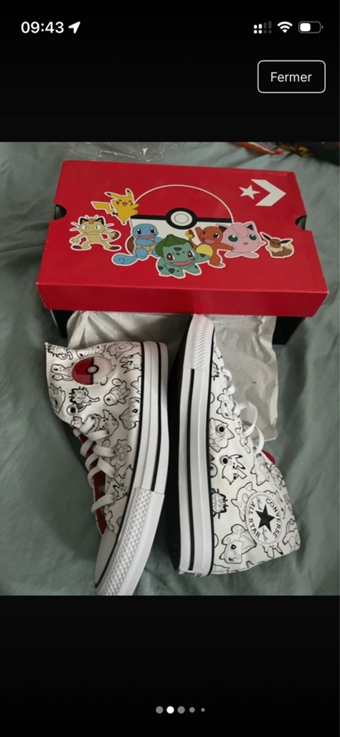 Converse Pokémon all star Chuck Taylor 39 - photo numéro 3