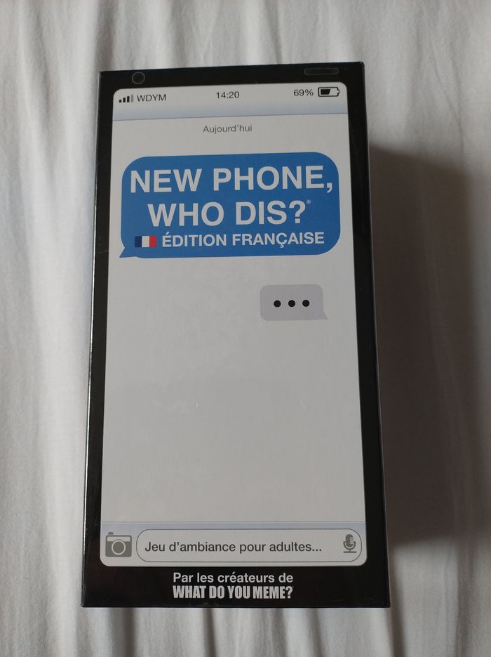 Jeu de société : "New phone, who dis ?"