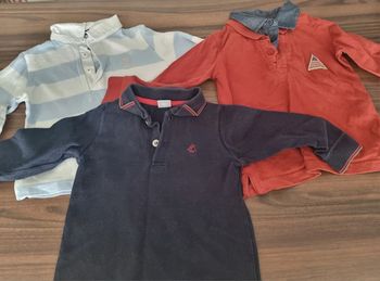 Lot 3 Polos bébé taille 18 24 mois