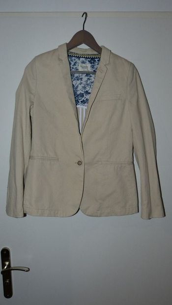 Veste beige en coton