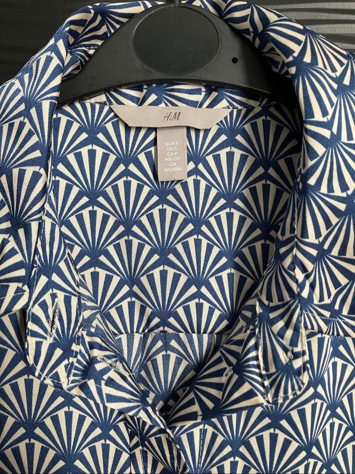Chemise bleue H&M taille S - photo numéro 2