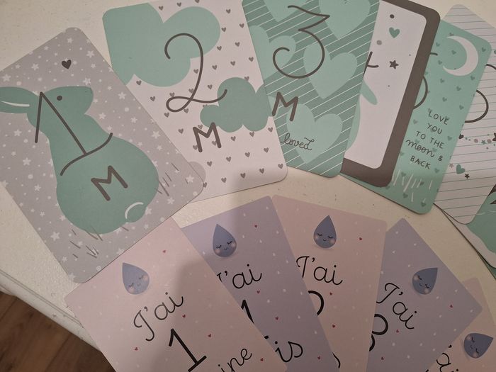 Cartes étapes âge bébé - photo numéro 2