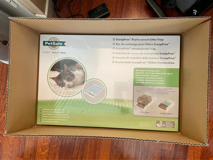 [NEUF] Lot de 3 PetSafe ScoopFree Bac à Litière de Remplacement pour Chats avec Cristaux Bleus - photo numéro 2