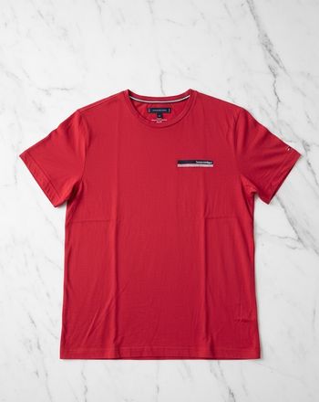 T-shirt Tommy Hilfiger homme rouge – Taille L