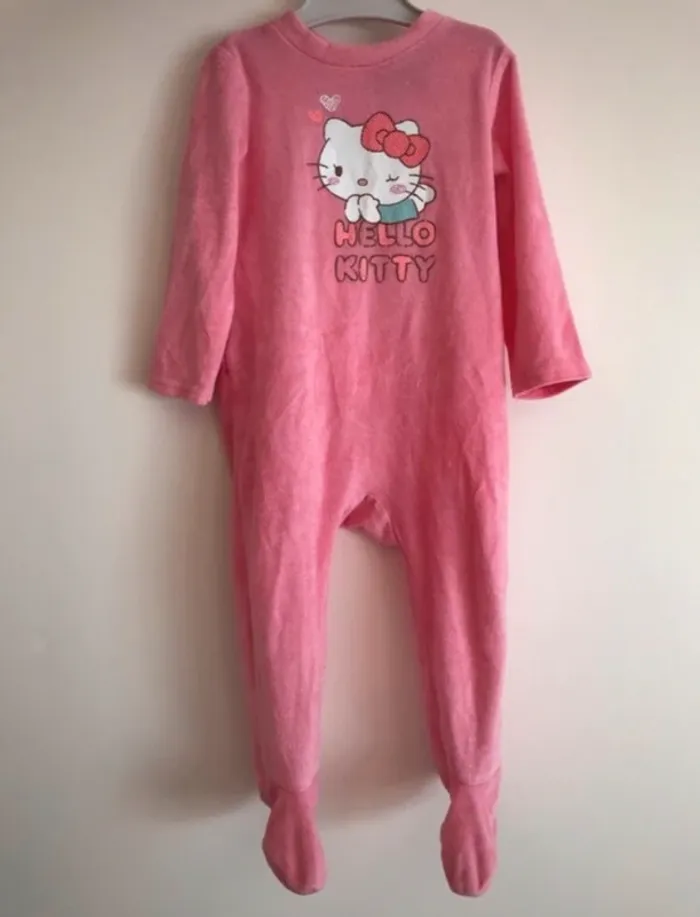 Pyjama velours hello kitty 12 mois