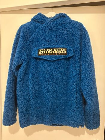 Napapijri fleece Sherpa hoodie fluffy