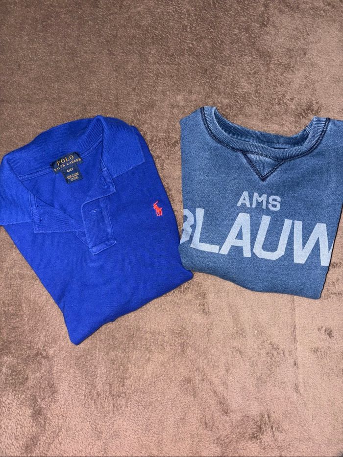 Lot de deux hauts garçon taille 4 ans en bon état