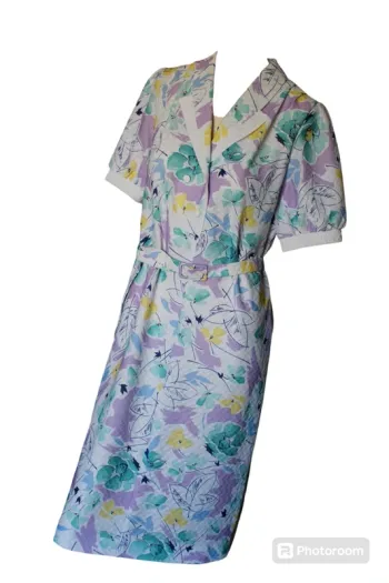 Robe dress retro vintage cottage country core printemps été fleurs flower