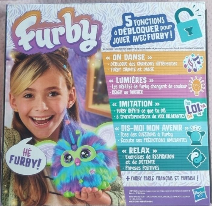Peluche interactif Furby galaxy brille dans le noir - photo numéro 2