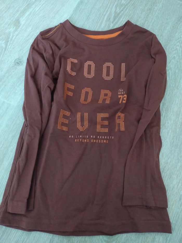 Tee-shirt marron Cool for ever