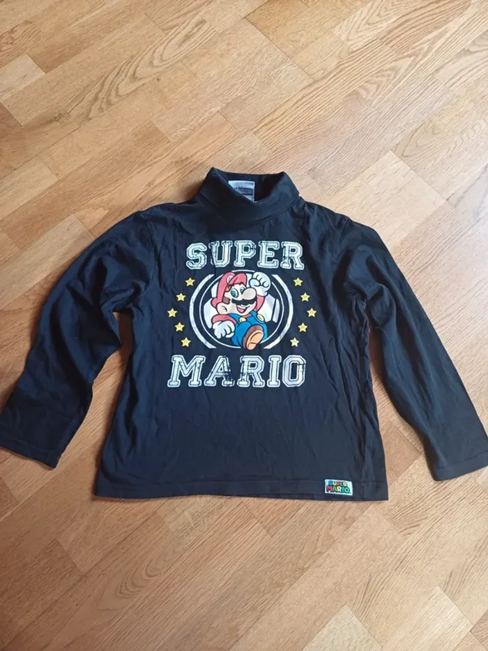 Col roulé Super Mario 10 ans